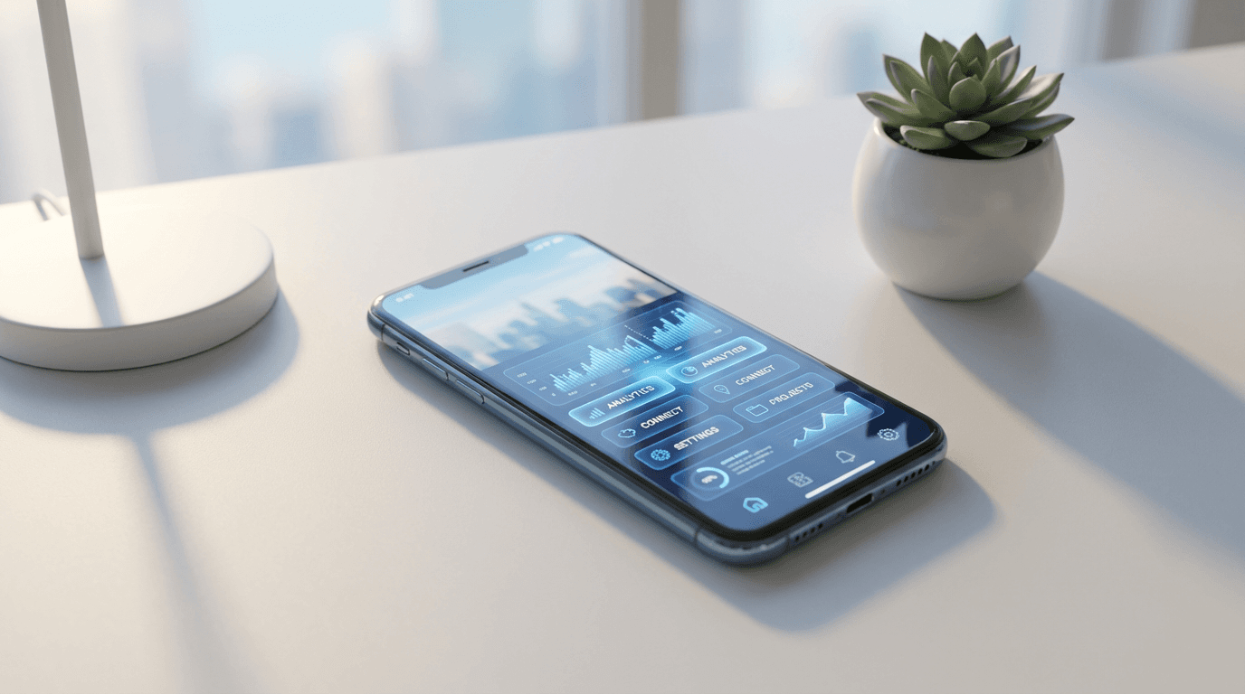 Smartphone displaying an incoming call being answered by an AI interface